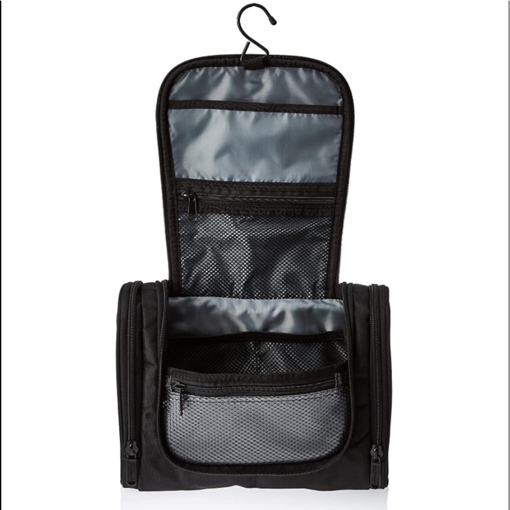 3/$30 Amazon Basics Hanging, Travel Toiletry Bag Organizer, Shower Dopp Kit